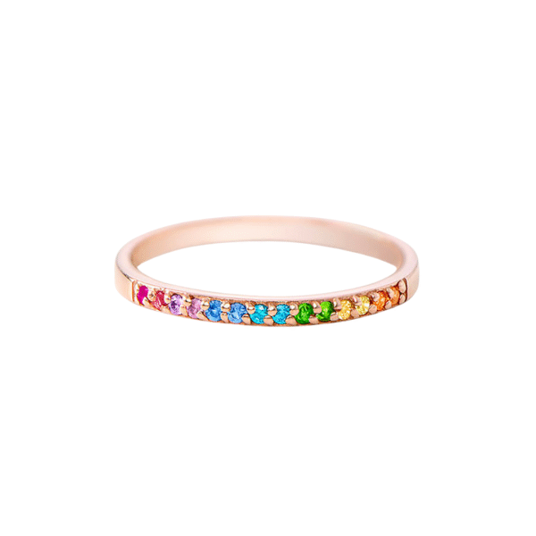 Rainbow Stack Ring
