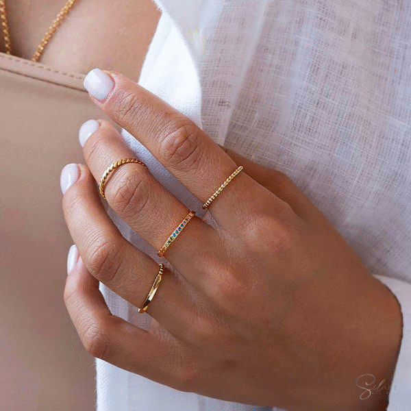 Rainbow Stack Ring - Image 5