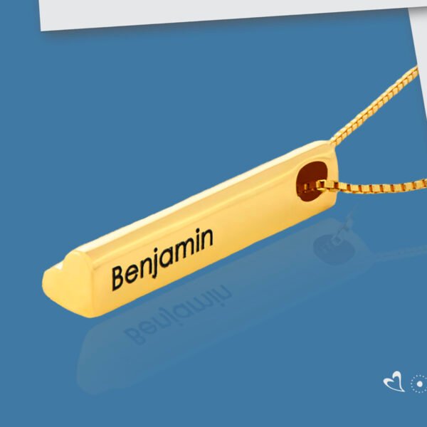 Heart Bar Necklace - Image 2