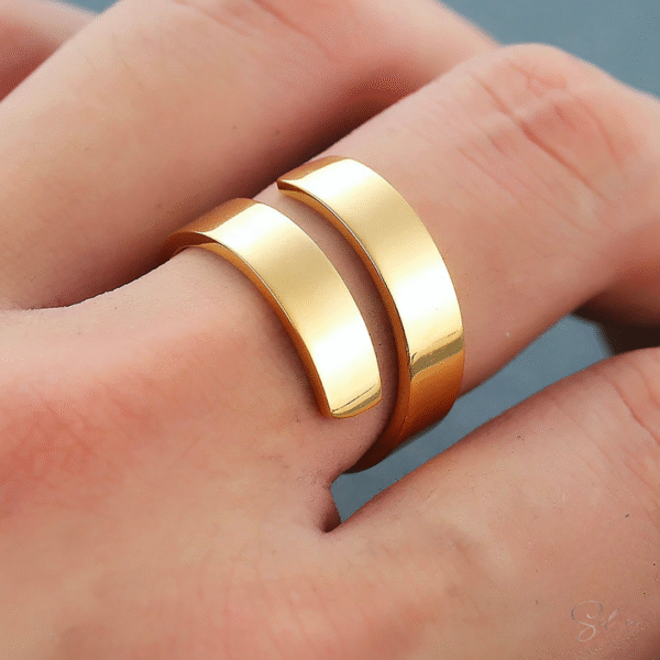 Dual Name Curve Ring - Image 5