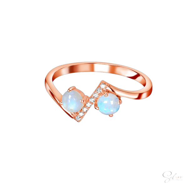 Moonstone Elegance Ring - Image 3