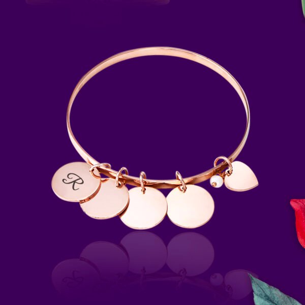 Personalized Discs Bangle - Image 3