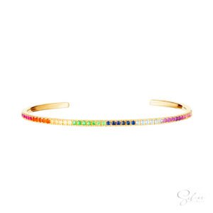 Rainbow Cuff Bangle