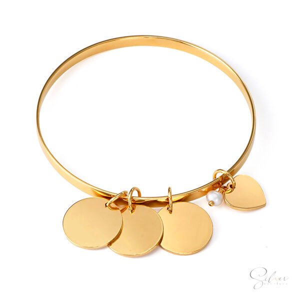 Personalized Discs Bangle