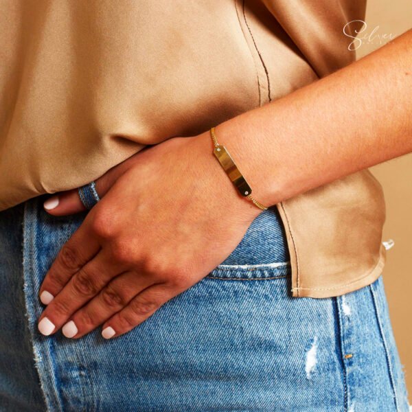 Name Plate Bracelet - Image 2