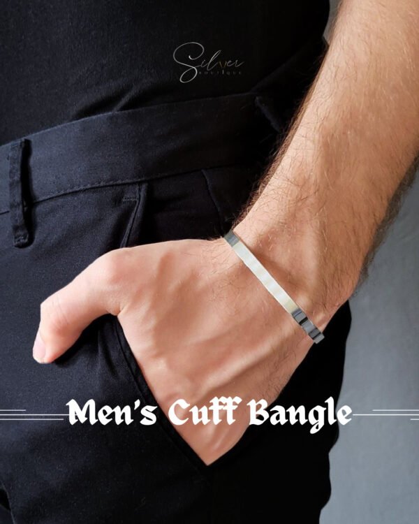 Men’s Cuff Bangle - Image 4