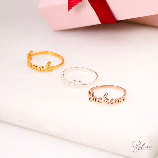 Single Name Ring - Image 2