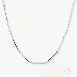 Sleek Gold Bar Necklace