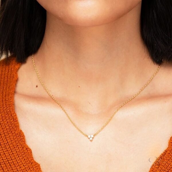 Trio Spark Pendant Necklace - Image 4