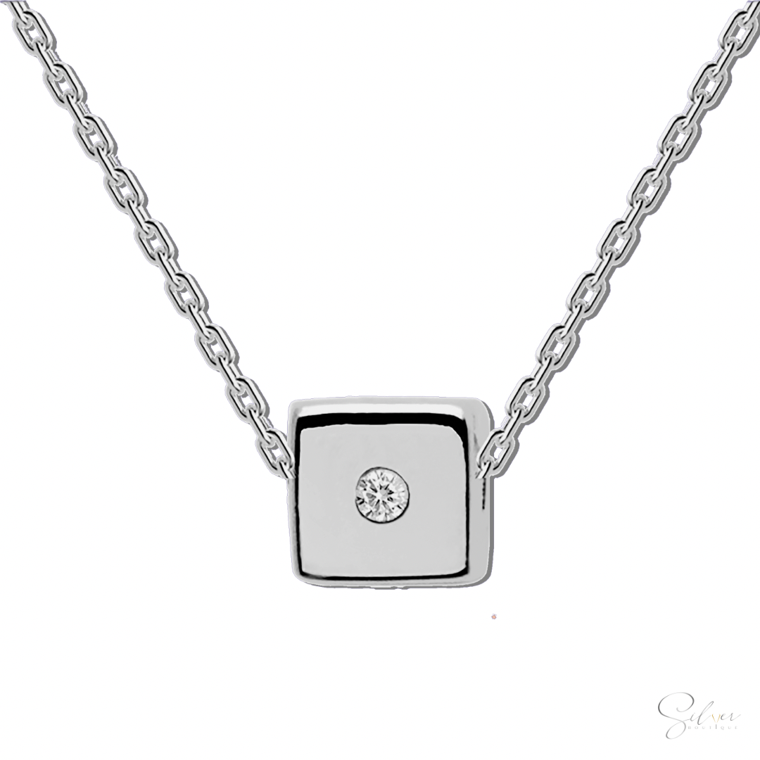 Cube Necklace - Dice Necklace