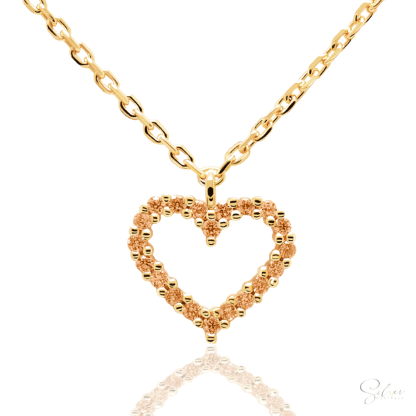 Love Heart Pendant Necklace - Image 2