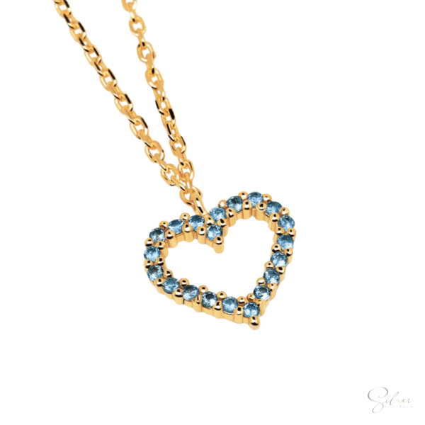 Love Heart Pendant Necklace - Image 3