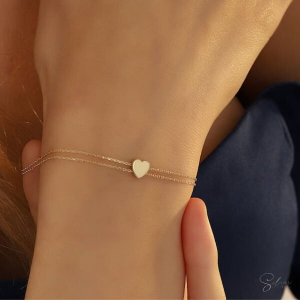 Tiny Heart Bracelet - Image 3