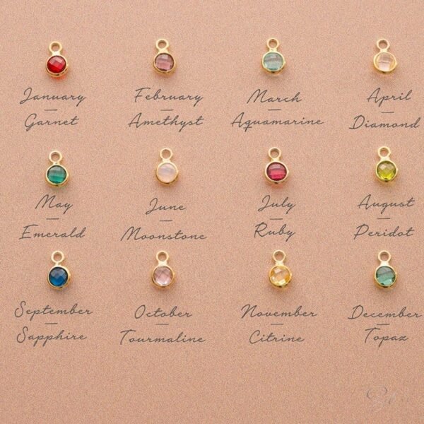 Family Birthstones Necklace - Image 2