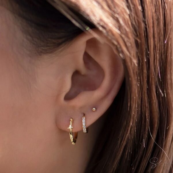 Ball Stud Earrings - Image 2