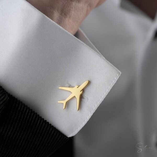 Airplane Cufflinks - Image 2