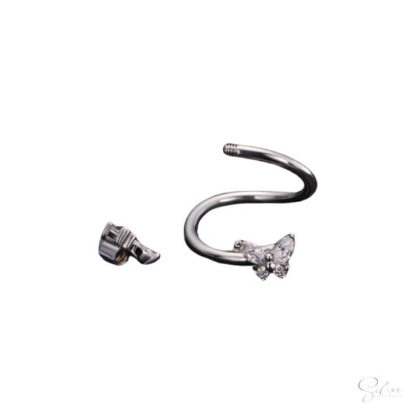Spiral Butterfly Earring - Image 4
