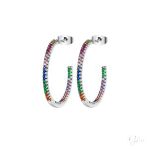 Spectrum Hoop Earrings