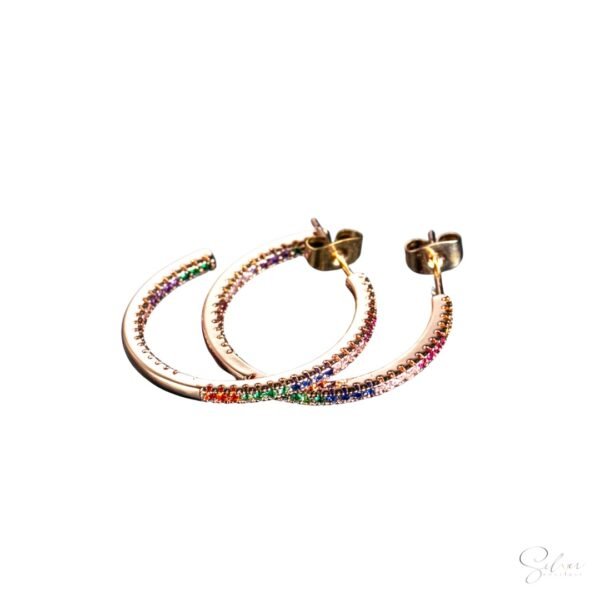 Spectrum Hoop Earrings - Image 3