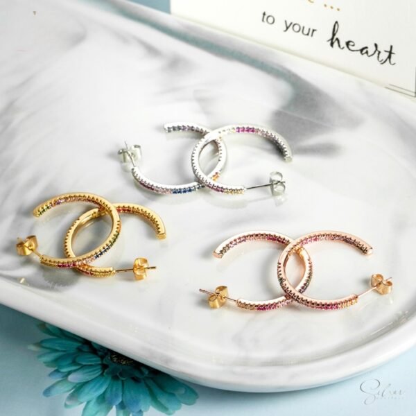 Spectrum Hoop Earrings - Image 2